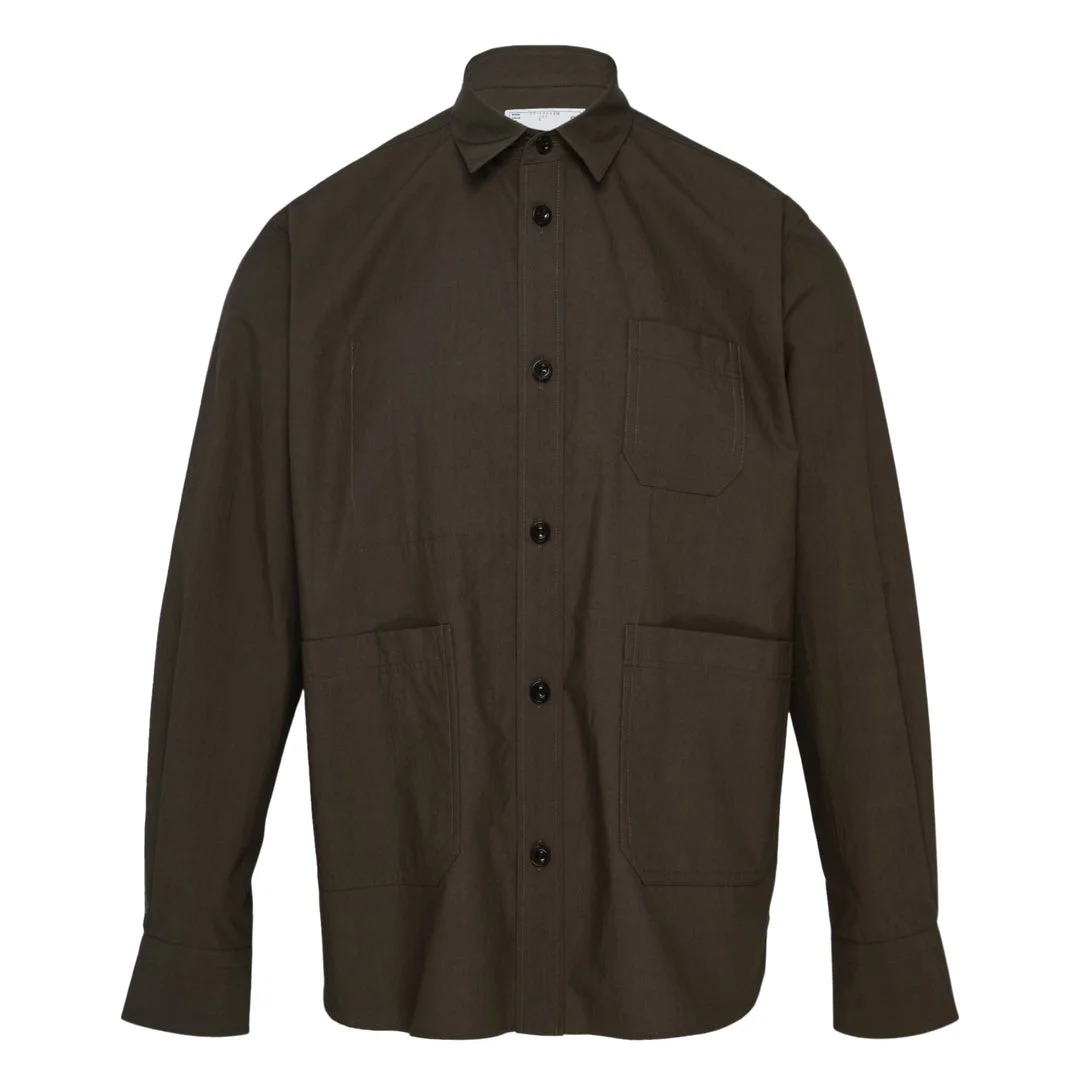 Cotton Typewriter Long Sleeve Shirt - 1