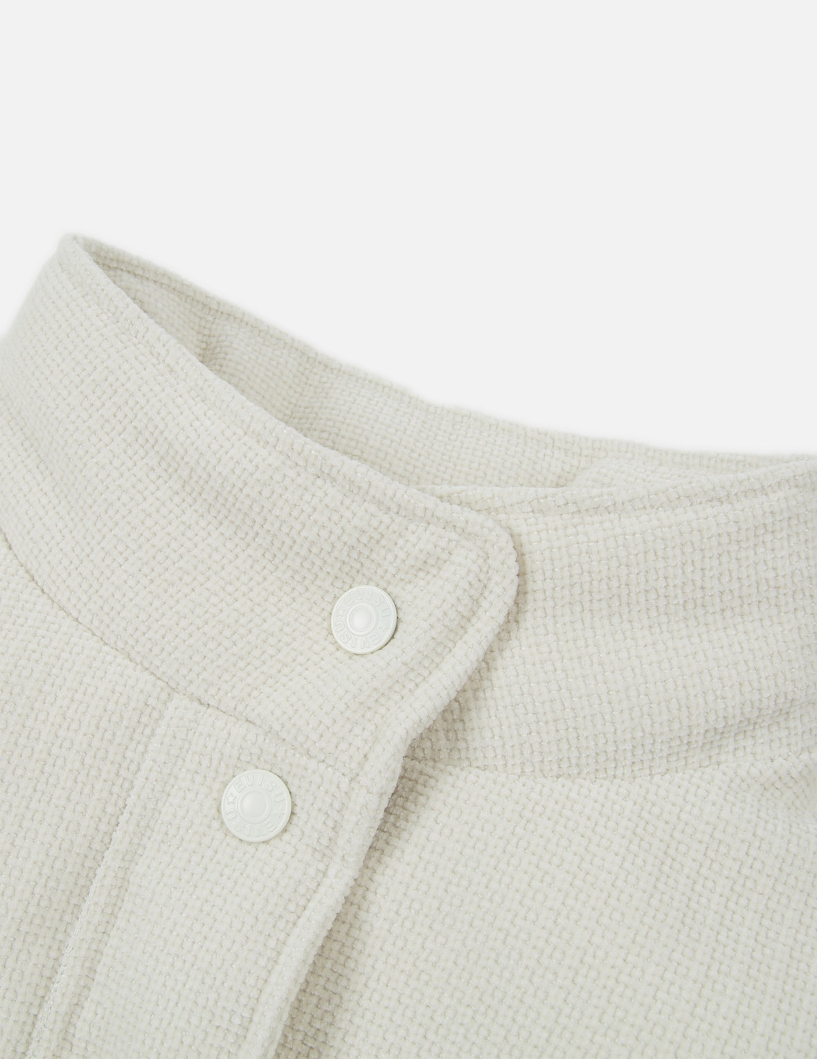 SEAGULL APPLIQUÉ CORDUROY DOWN JACKET - 10