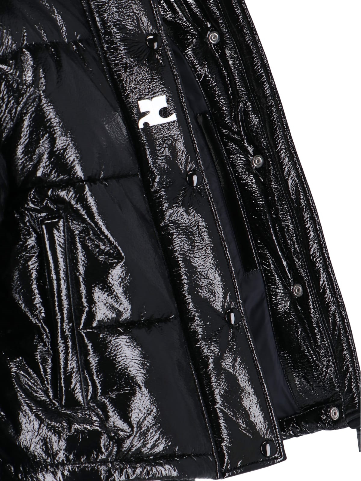 VINYL SHORT DOWN JACKET - 3