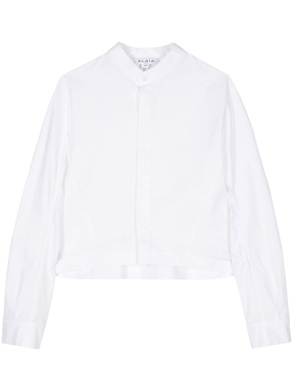 long-sleeve cotton shirt - 1