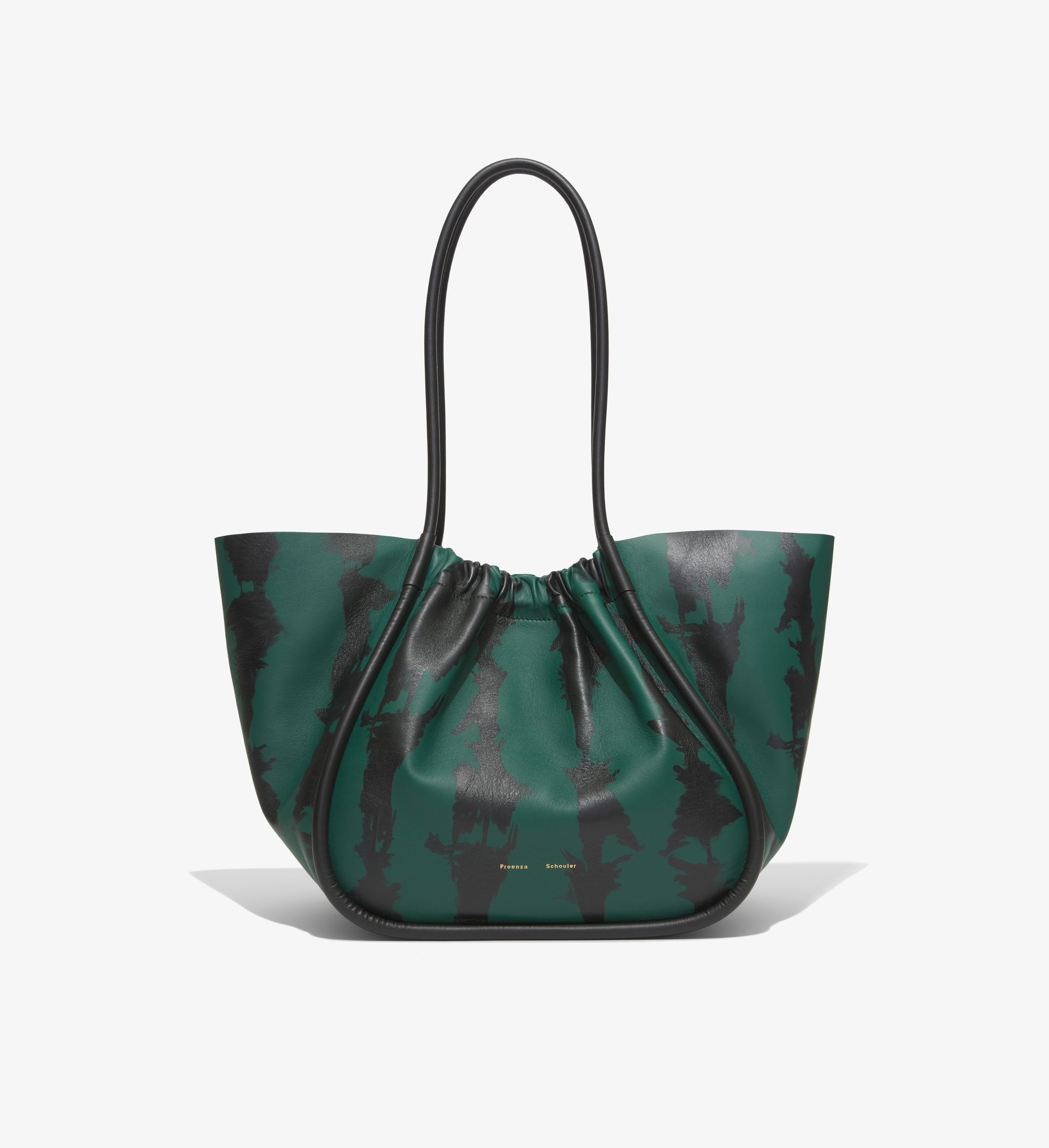 Large Tie Dye Ruched Tote - 1