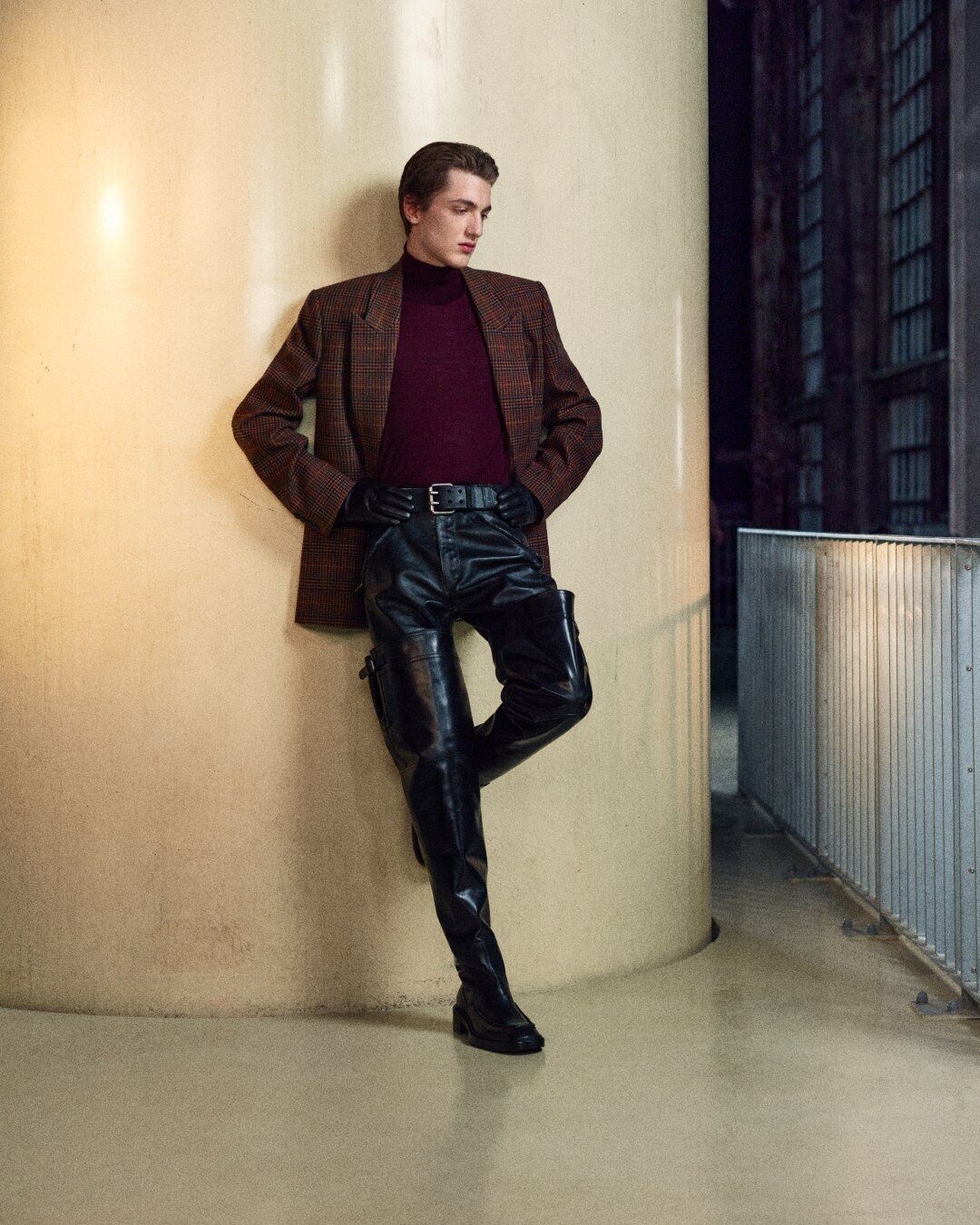 JACKET IN PRINCE OF WALES WOOL - 2