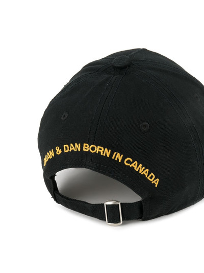 DSQUARED2 Canadian flag baseball cap outlook