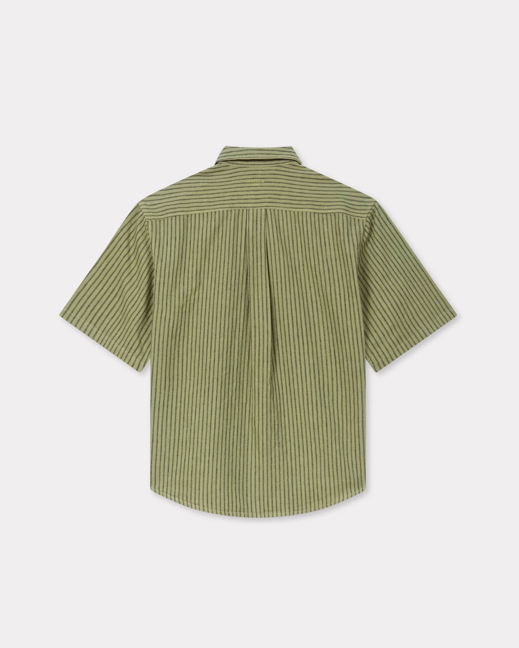 'KENZO Coast Lines' short sleeve shirt in cotton linen - 2