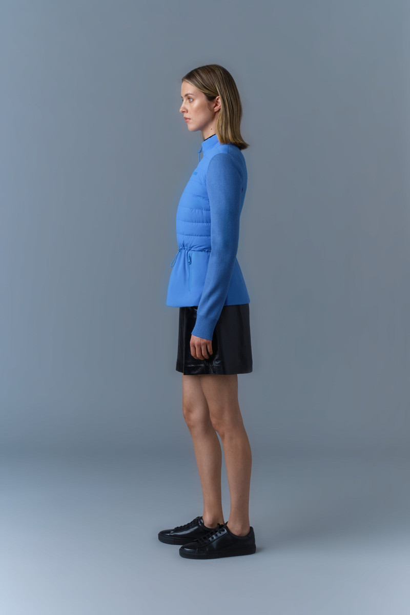 MACKAGE LAIKA Hybrid Down Jacket with Peplum outlook