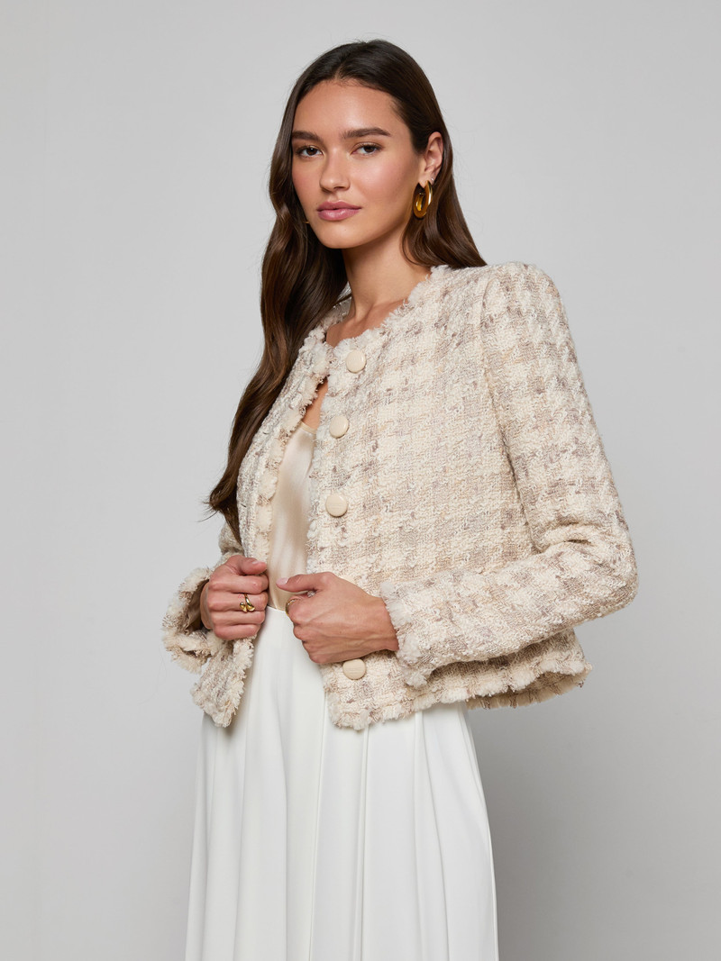Zell Houndstooth Tweed Jacket 3