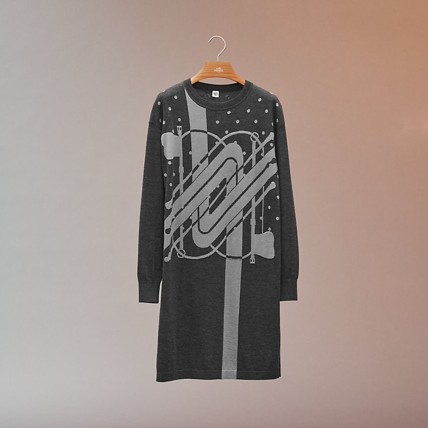 "Clic Clac" long-sleeve dress - 1