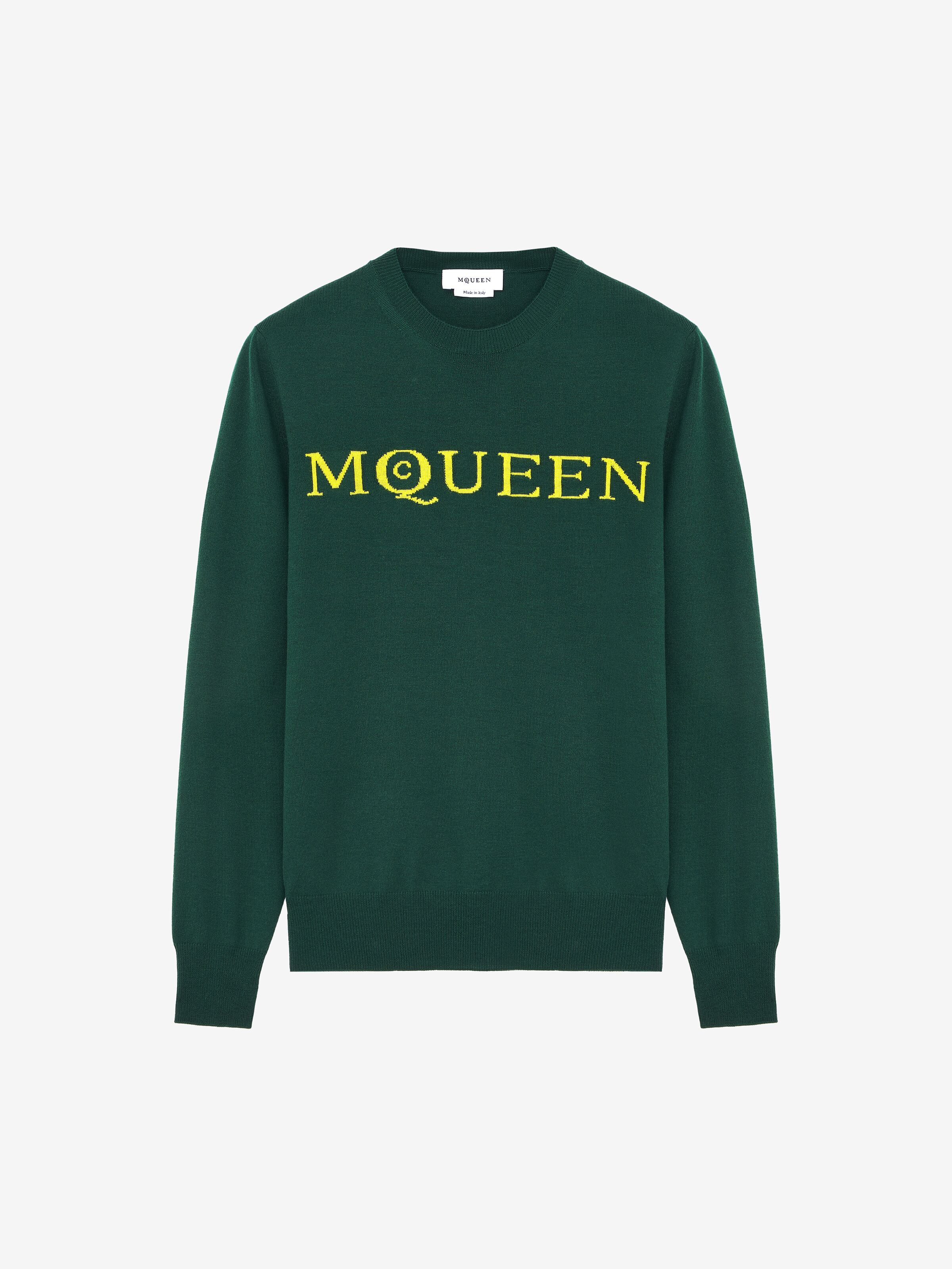 Merino Wool McQueen Logo Jumper - 1