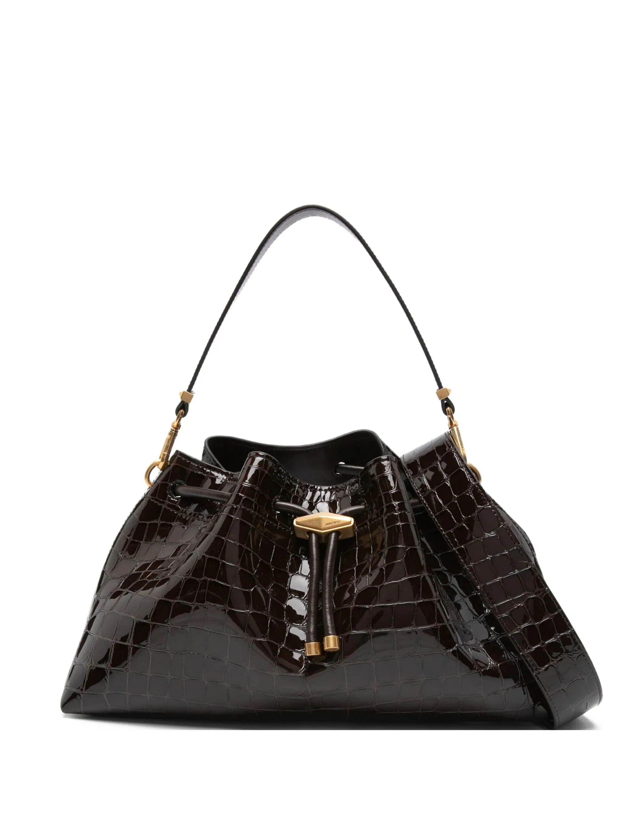 Bon Bon croc-effect bucket bag - 1