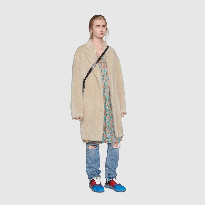GUCCI Alpaca wool blend coat outlook
