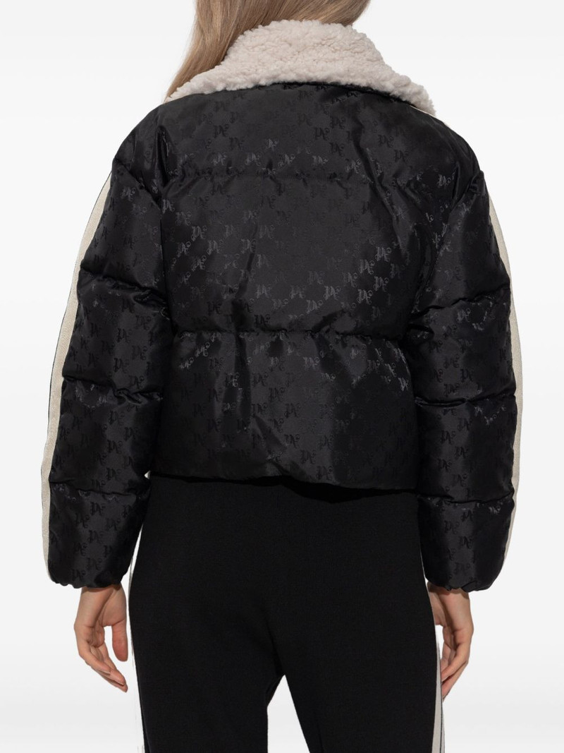 patterned faux-fur jacket 4