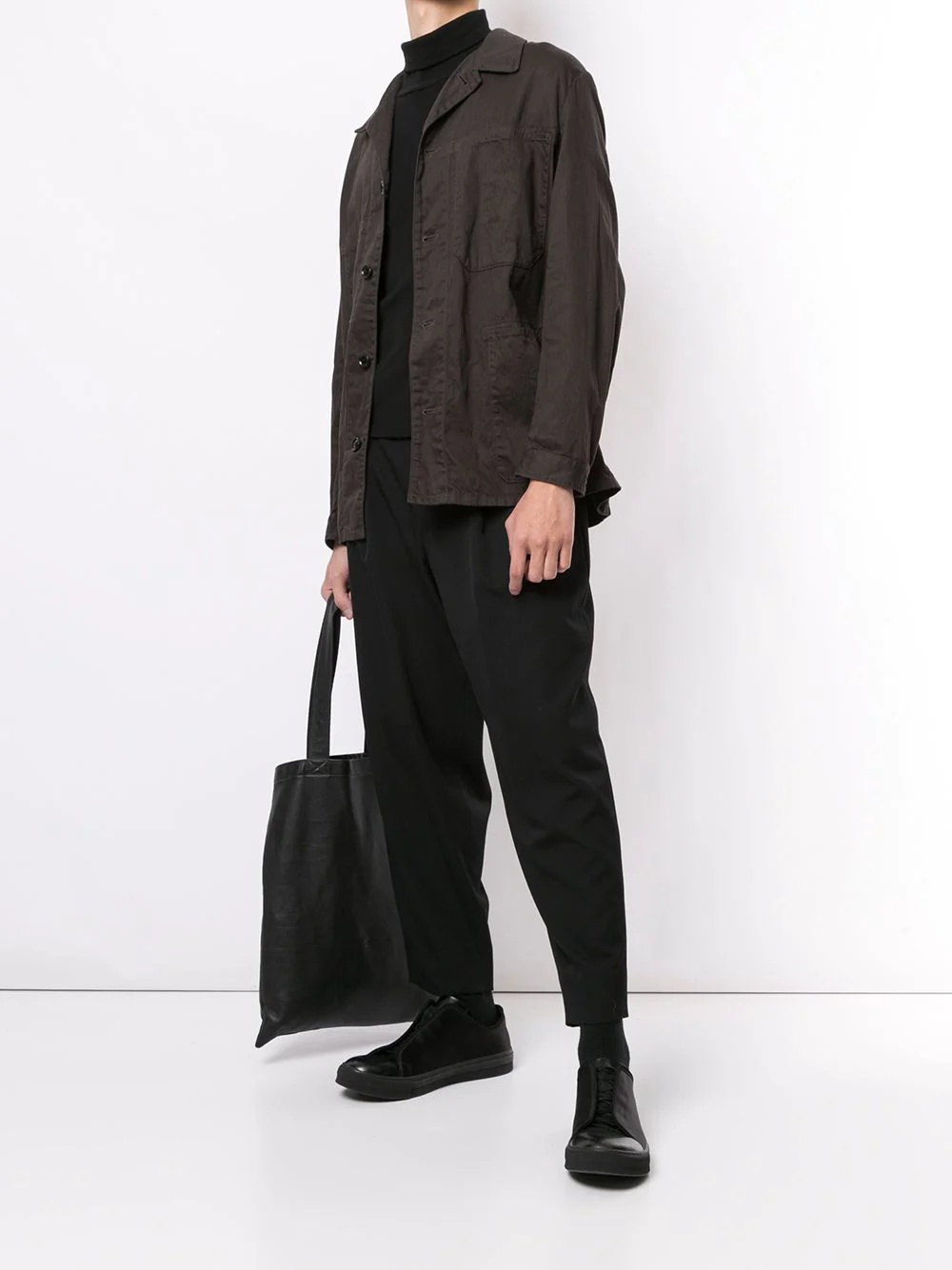 long sleeve utility pocket jacket - 2