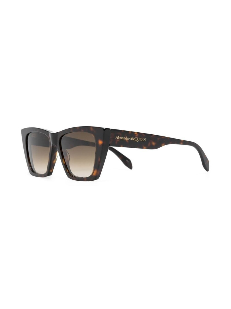 Alexander McQueen tortoiseshell-effect sunglasses outlook