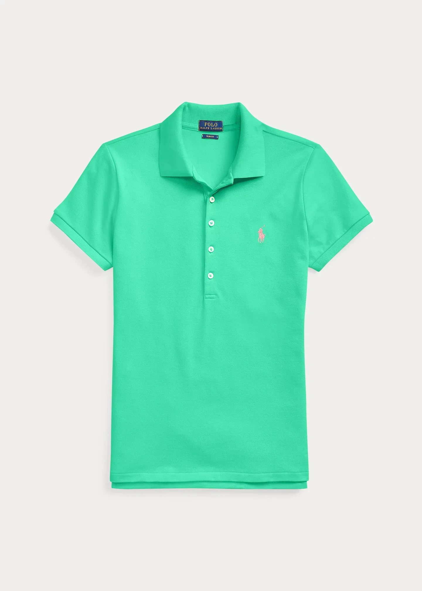 Slim Fit Stretch Polo Shirt - 1