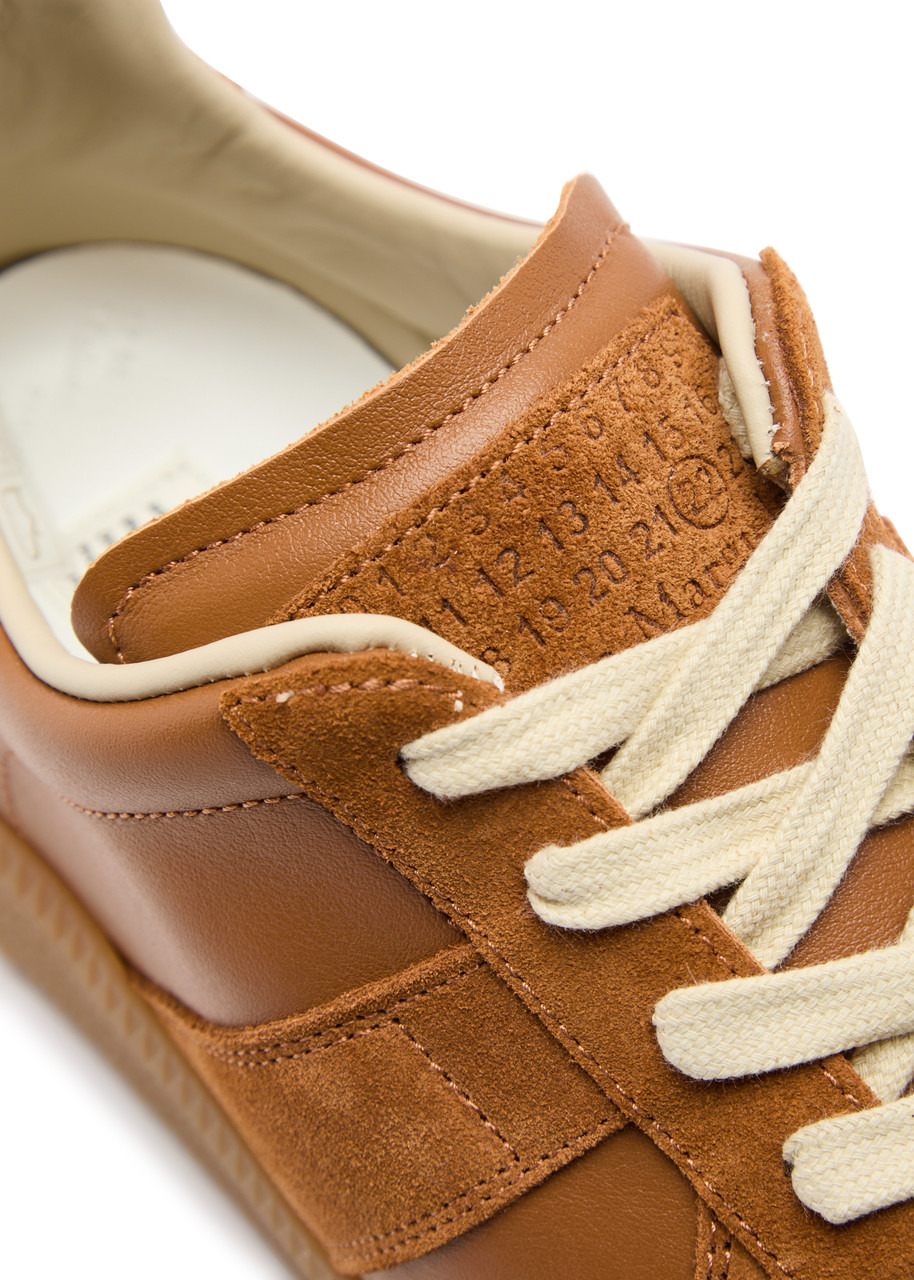 Maison Margiela Replica Panelled Leather Sneakers - 4