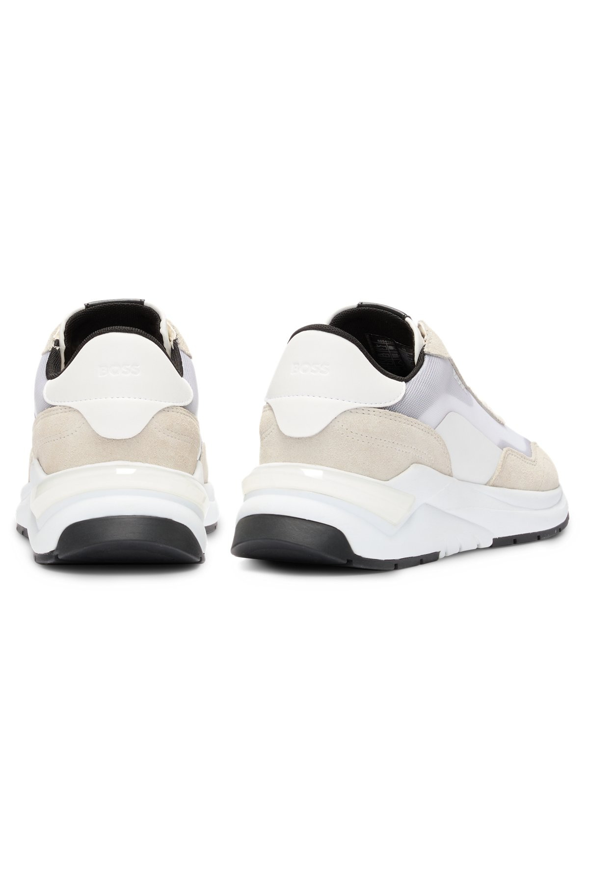 RUNNING-INSPIRED TRAINERS WITH SUEDE AND MESH - 6