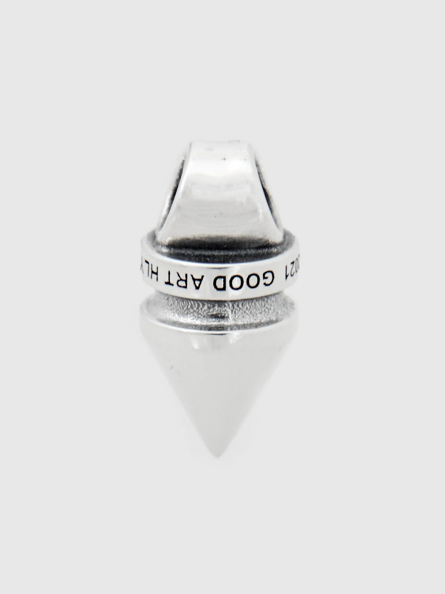 Classic Baby Spike Pendant in Sterling Silver - 1