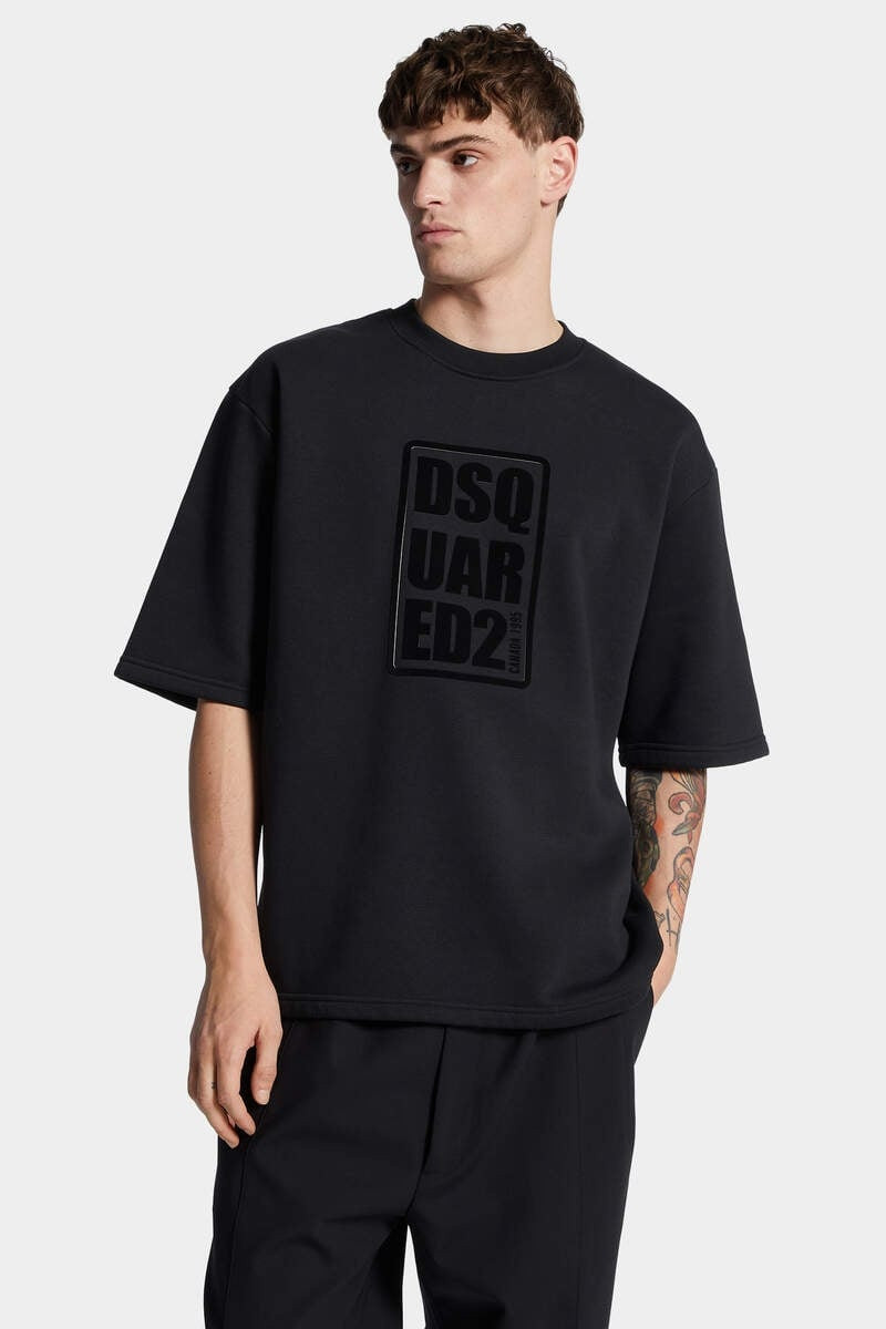 LOOSE FIT SL SHINY LOGO CREWNECK 3