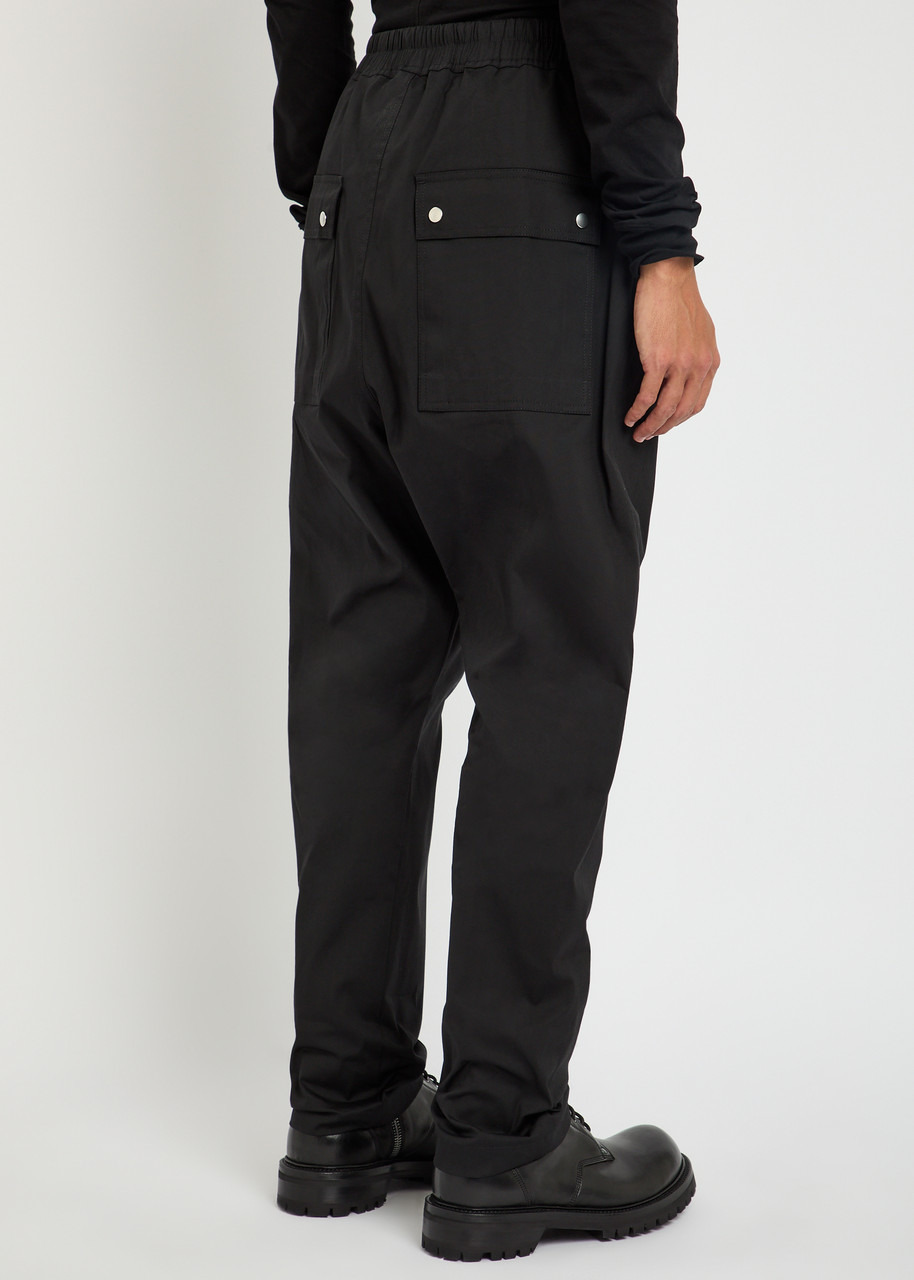 Rick Owens Bela Tapered-leg Stretch-cotton Trousers - 3