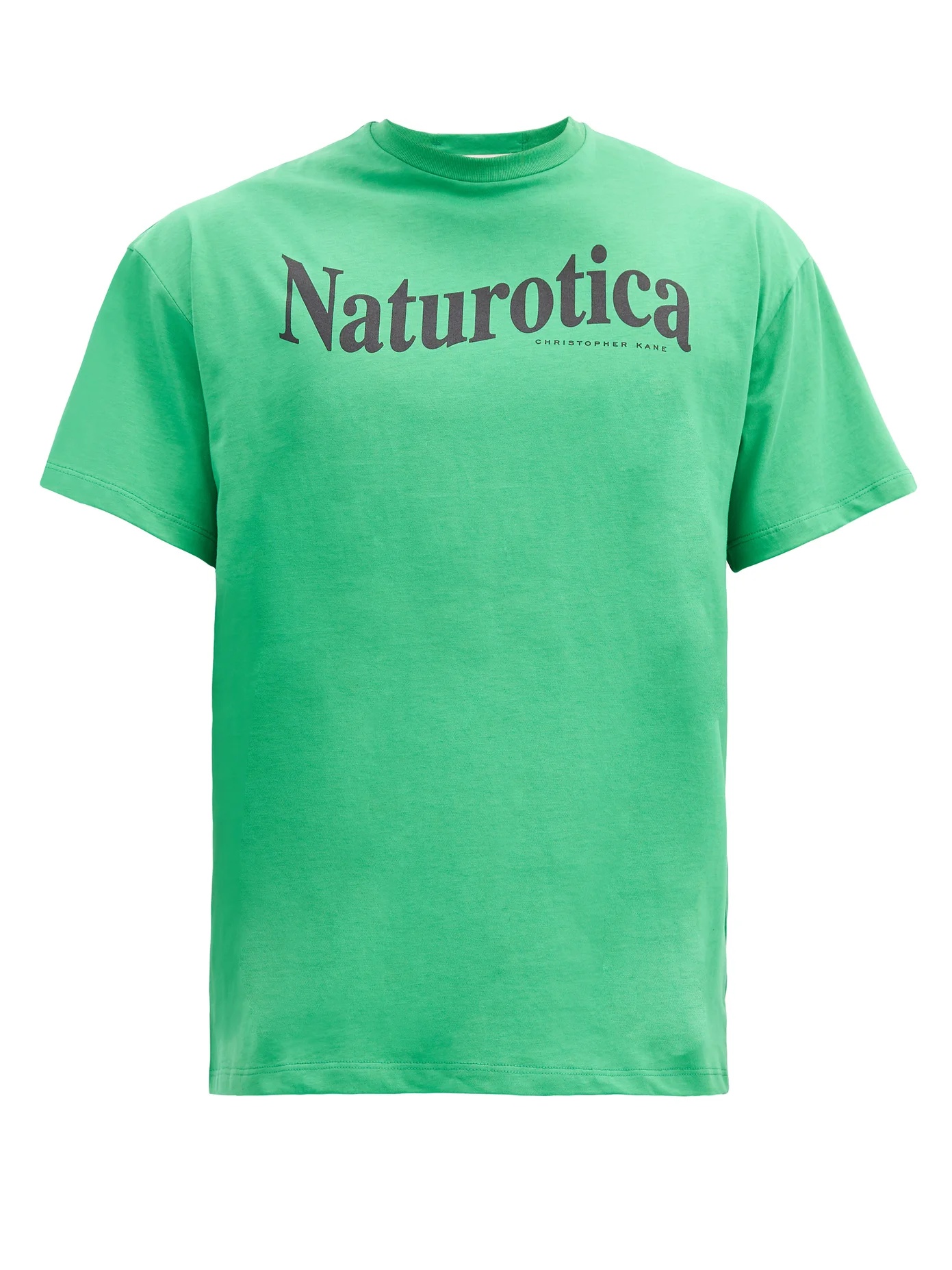 Naturotica-print cotton-jersey T-shirt - 1