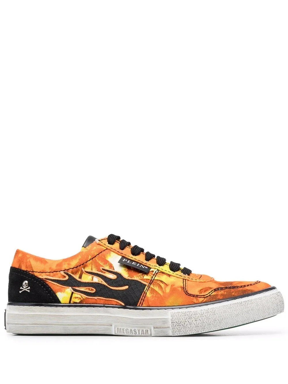 Flame low-top sneakers - 1