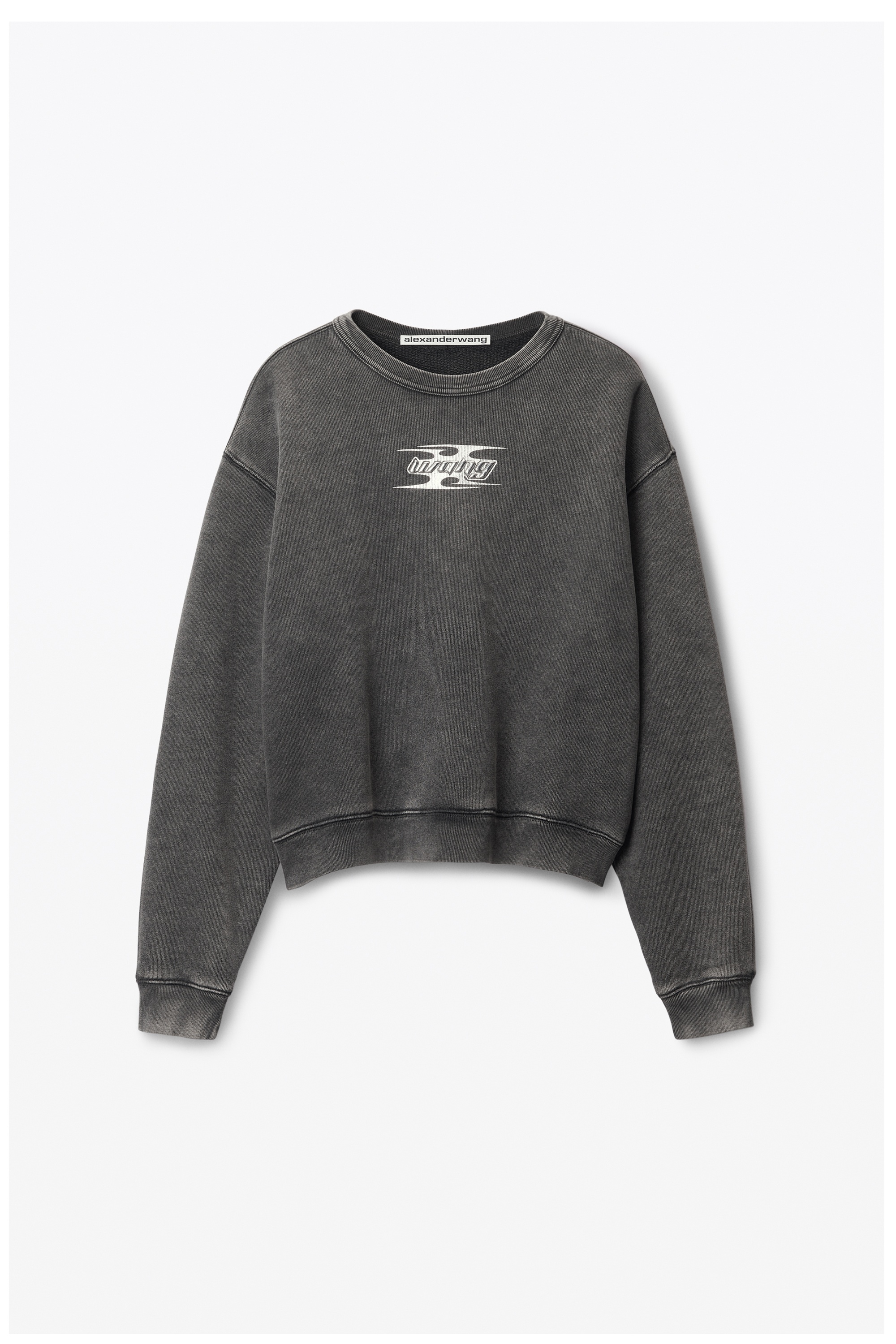 blade logo-embossed sweatshirt in cotton terry - 1