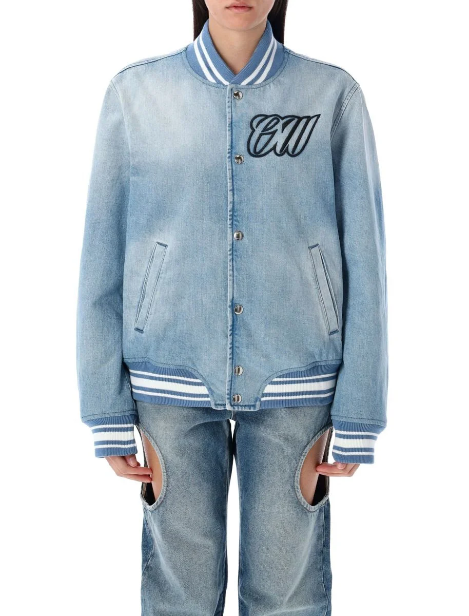 Off-White Denim Bomber - 1