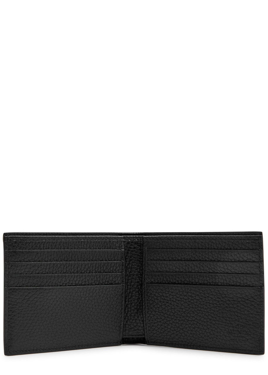 Valentino Garavani Rockstud Grained Leather Wallet - 3