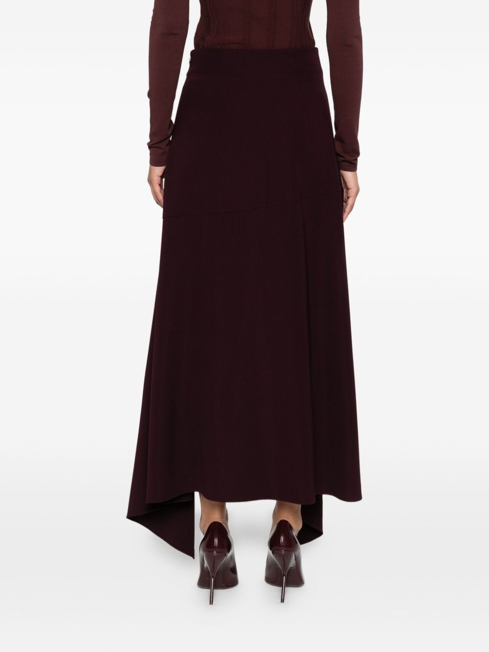 ruffled asymmetric skirt - 4