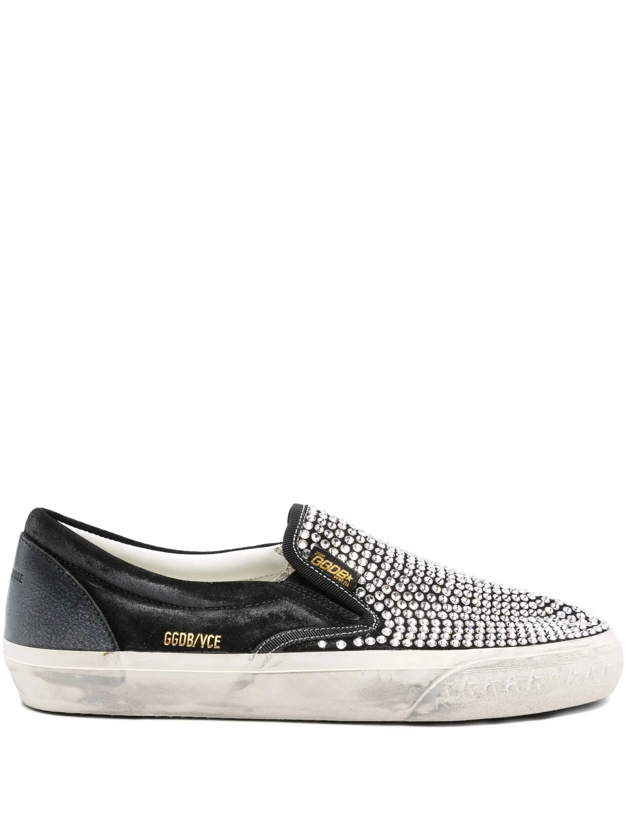 VCE crystal-embellished slip-on sneakers - 1