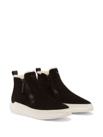Giuseppe Zanotti Conley zip-up ankle boots outlook