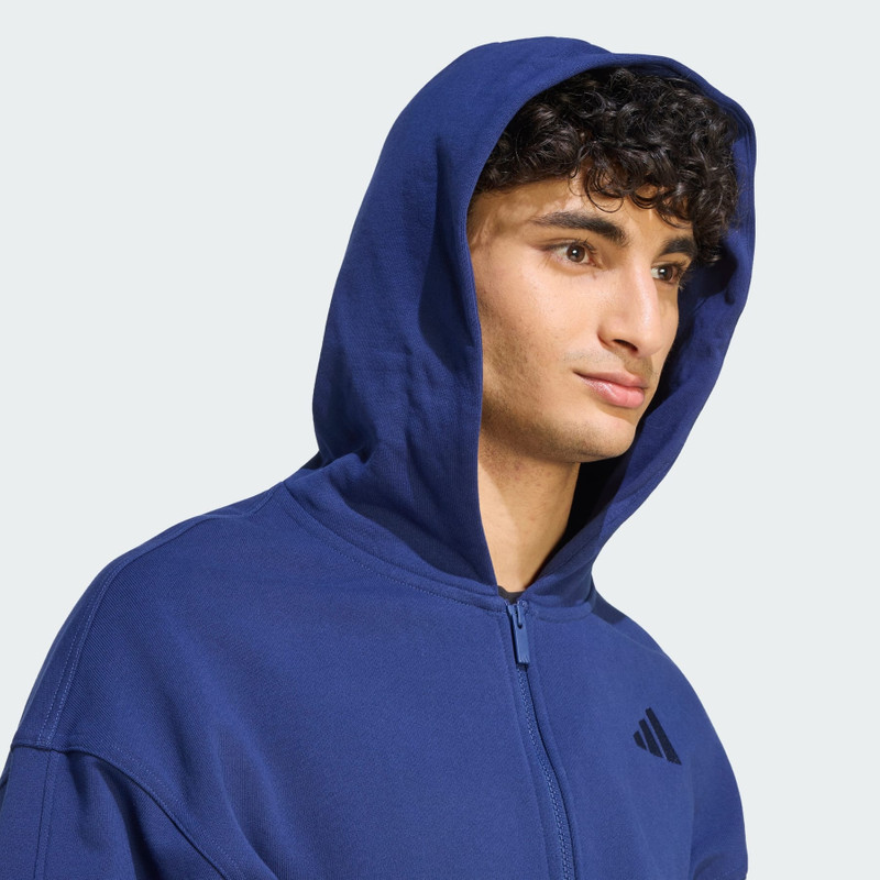 ADIDAS KIT SMALL LOGO FULL-ZIP HOODIE 5