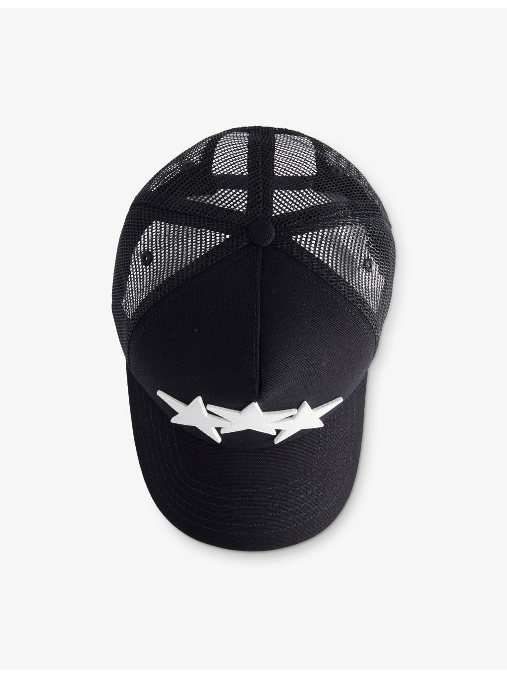 3 Star Mesh Cotton Trucker Cap - 4