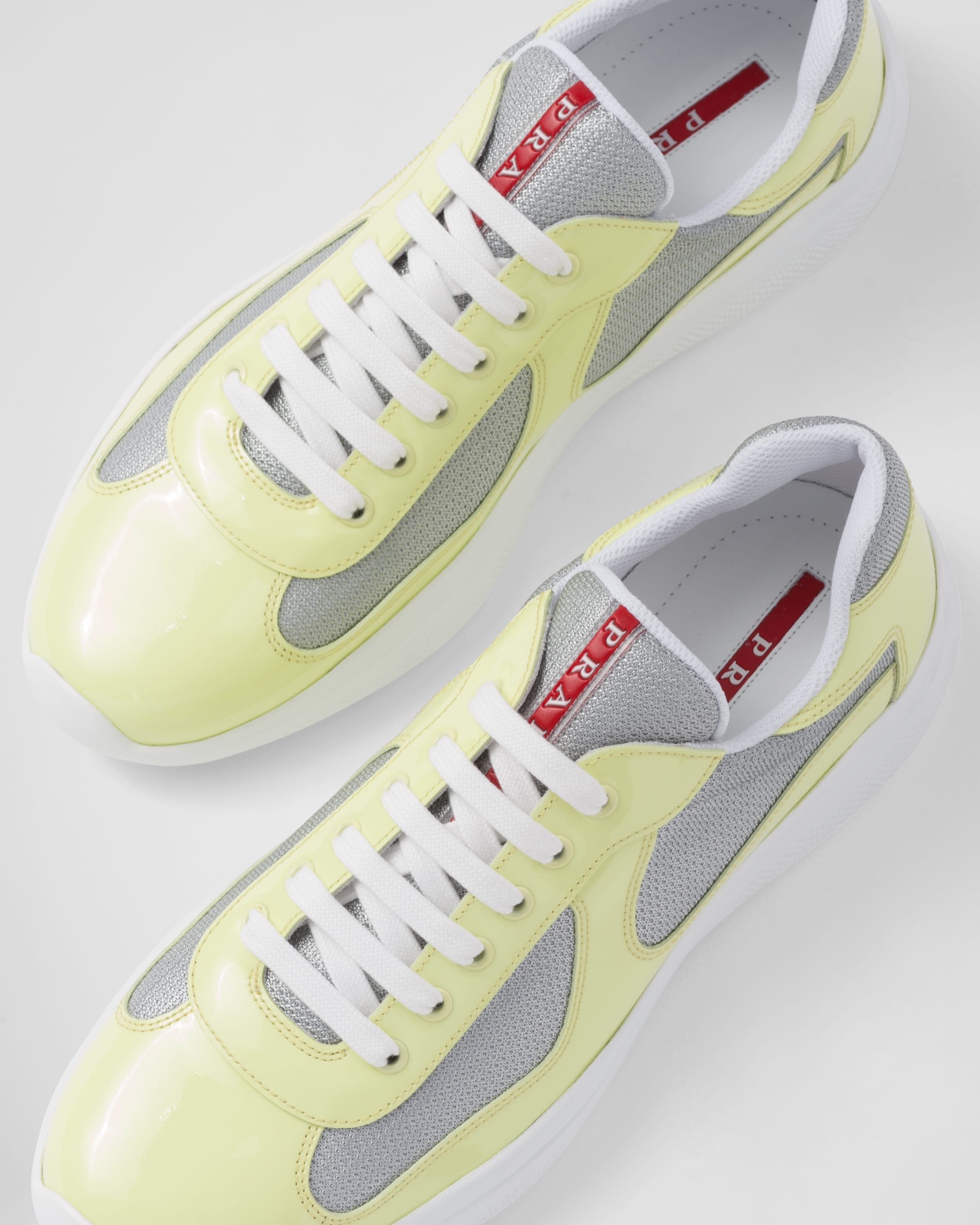 Prada America's Cup patent leather and bike fabric sneakers - 6