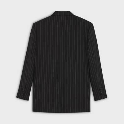 CELINE RECTANGLE JACKET IN STRIPED WOOL FABRIC outlook