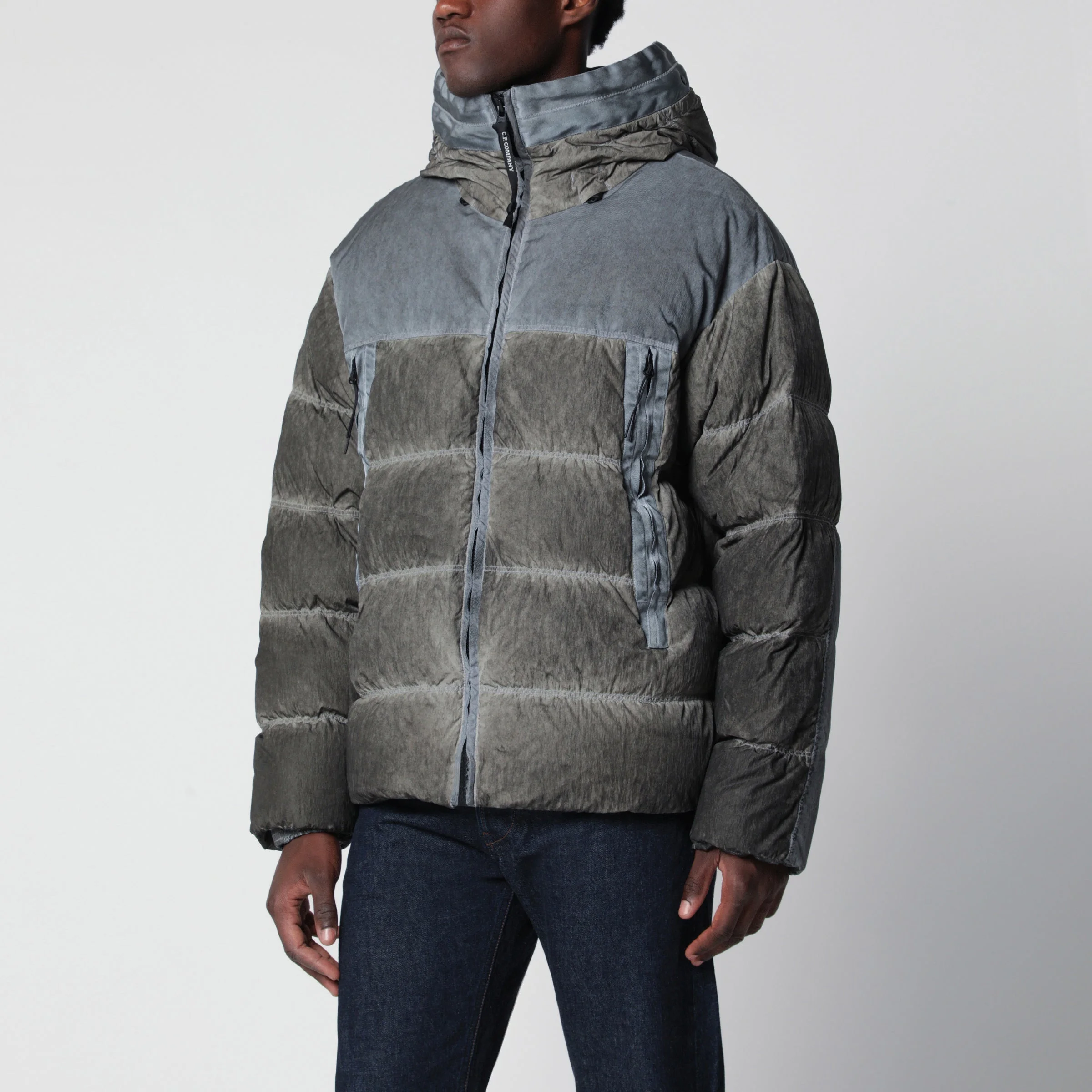 Eco-Chrome R Mixed Goggle Down jacket - 1