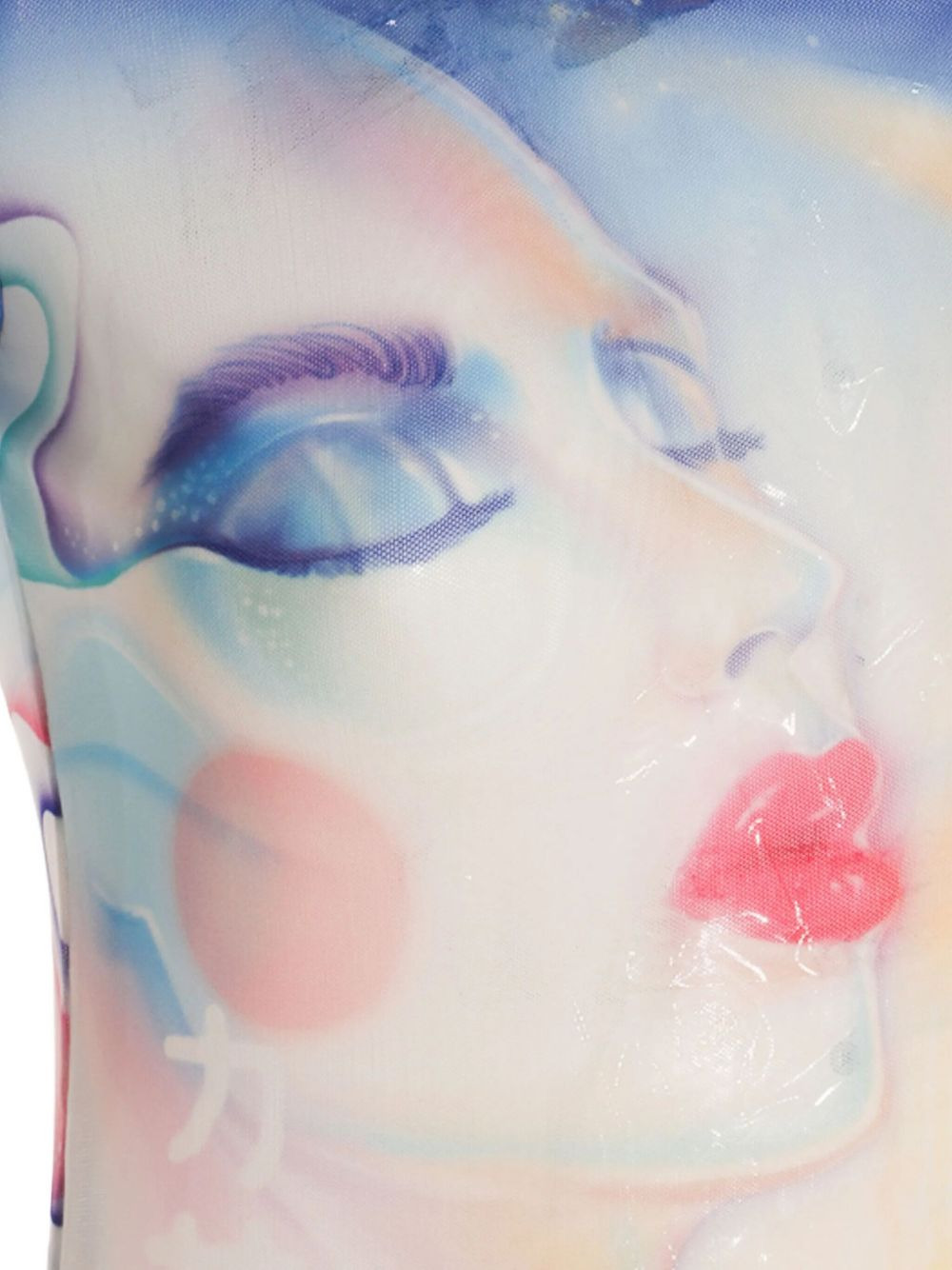 graphic-print long-sleeve top - 3