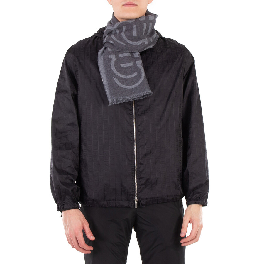 Ferragamo Logo Print Wool Scarf - 2