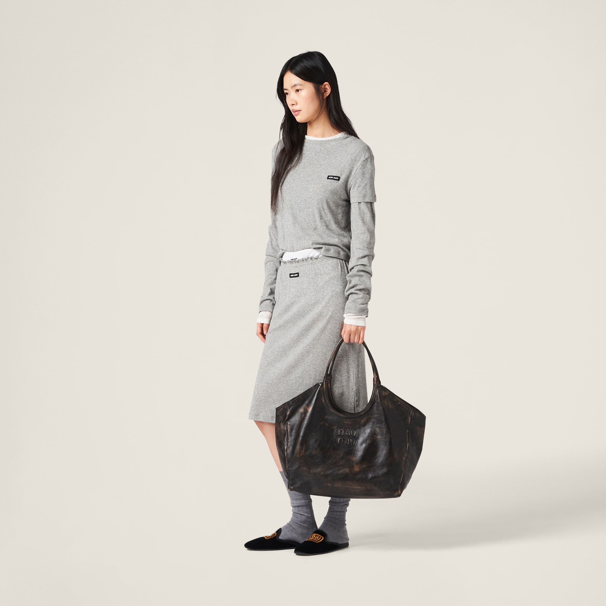 Leather tote bag - 8
