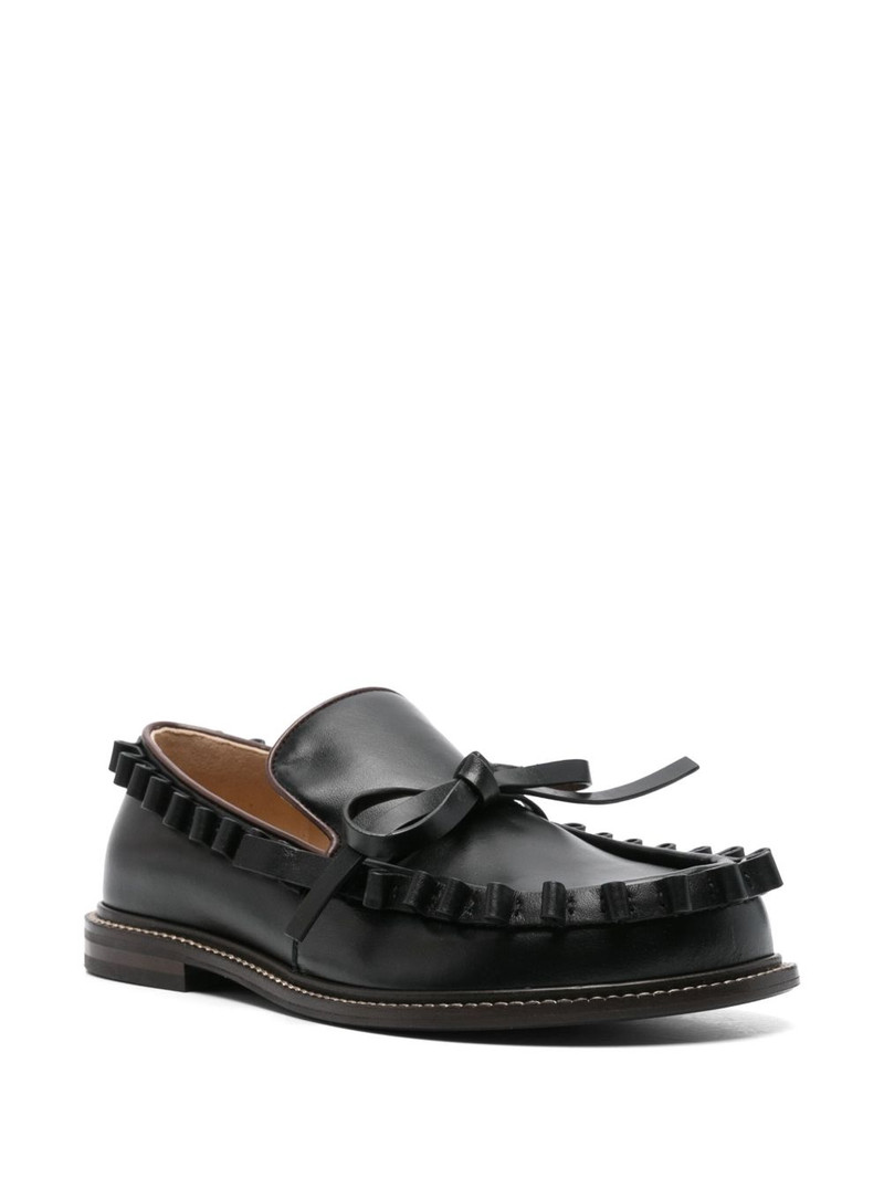 JW Anderson ruffle-detail loafers outlook