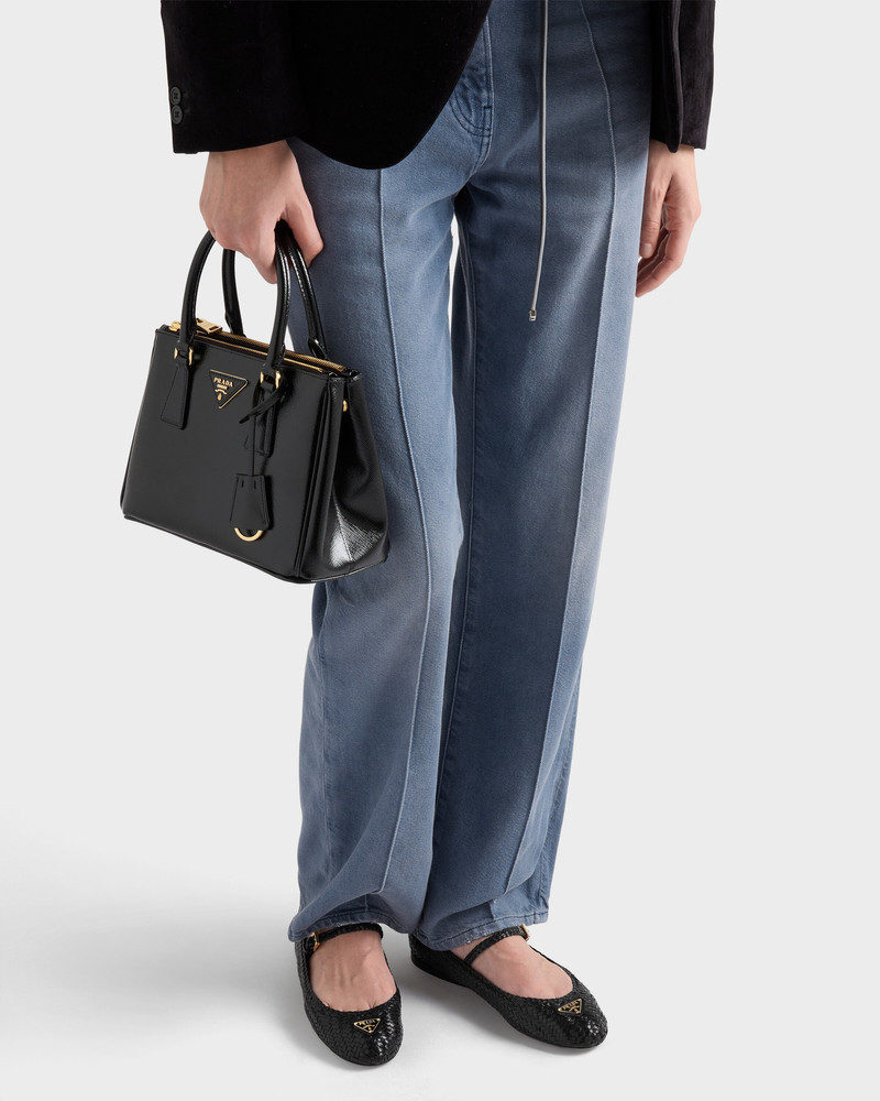 Prada Woven leather ballerinas outlook