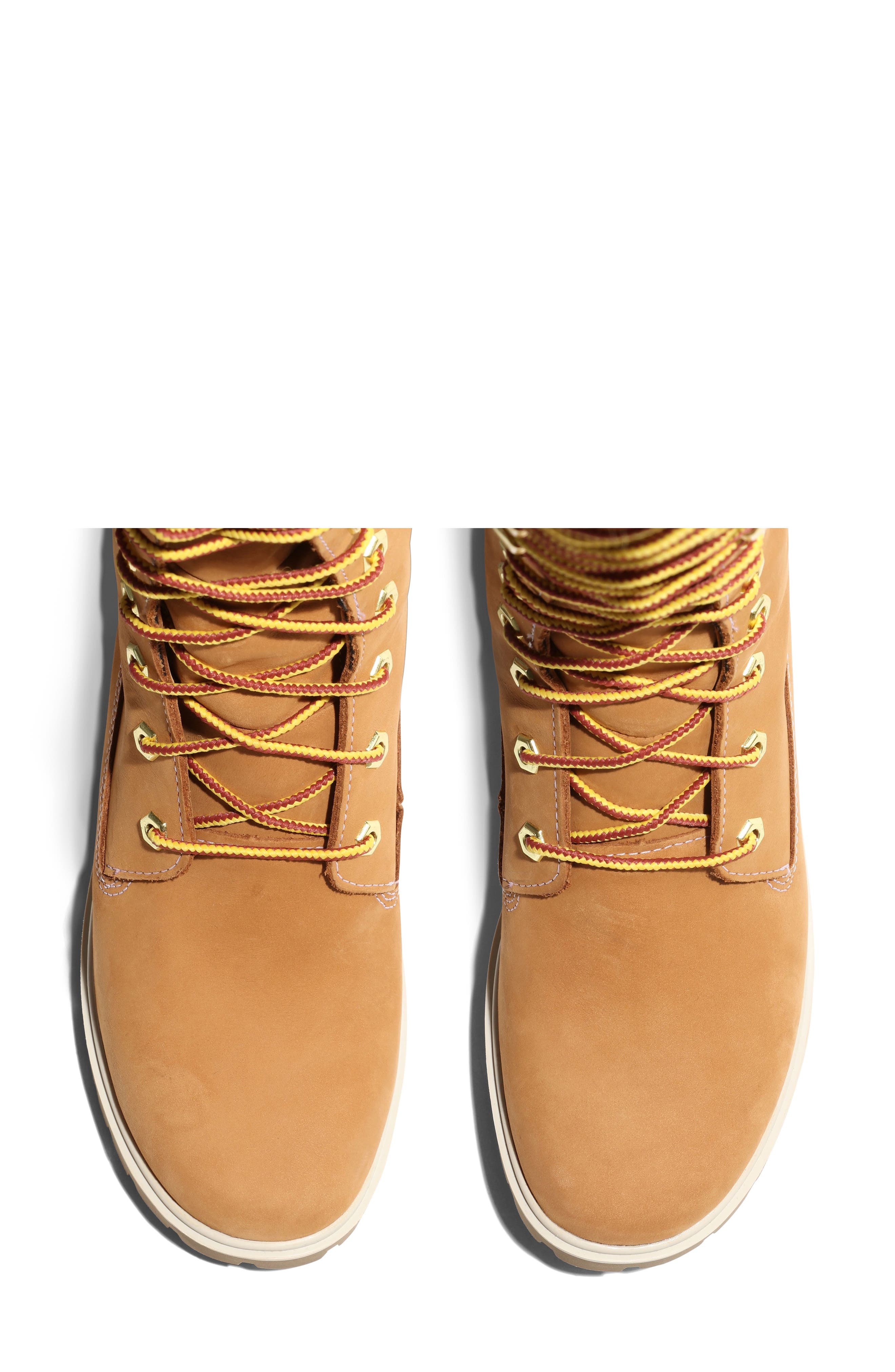 Timberland Premium 14-Inch Lace-Up Waterproof Boot in Wheat at Nordstrom - 9