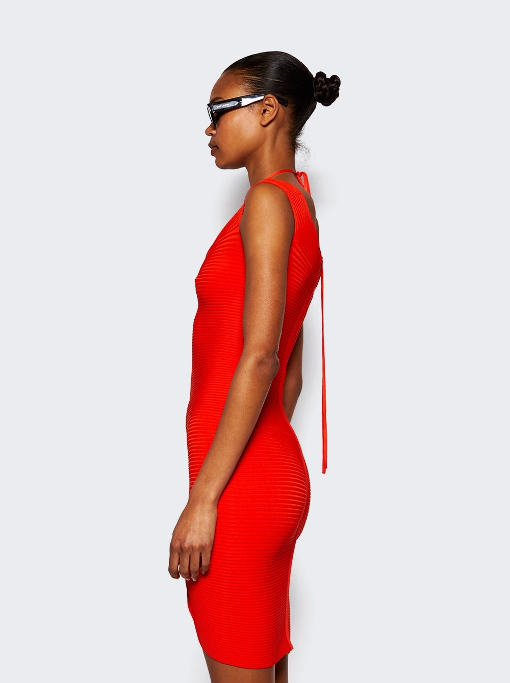 Off The Shoulder Mini Dress Orange - 3