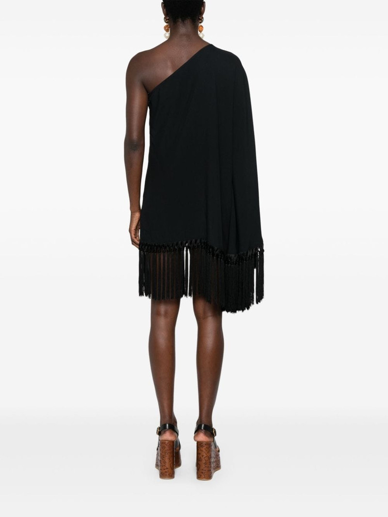 Piccolo Arno one-shoulder fringe dress 4