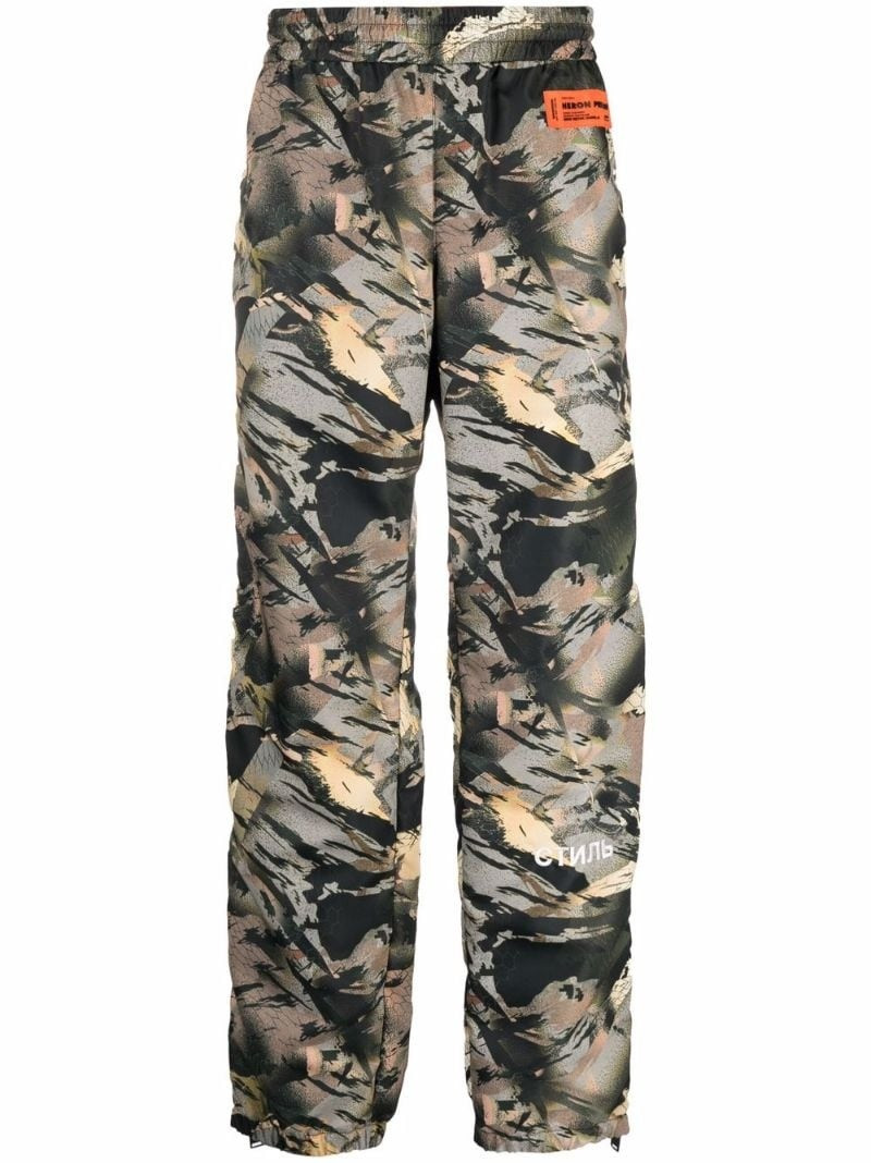 camouflage-print track pants 1