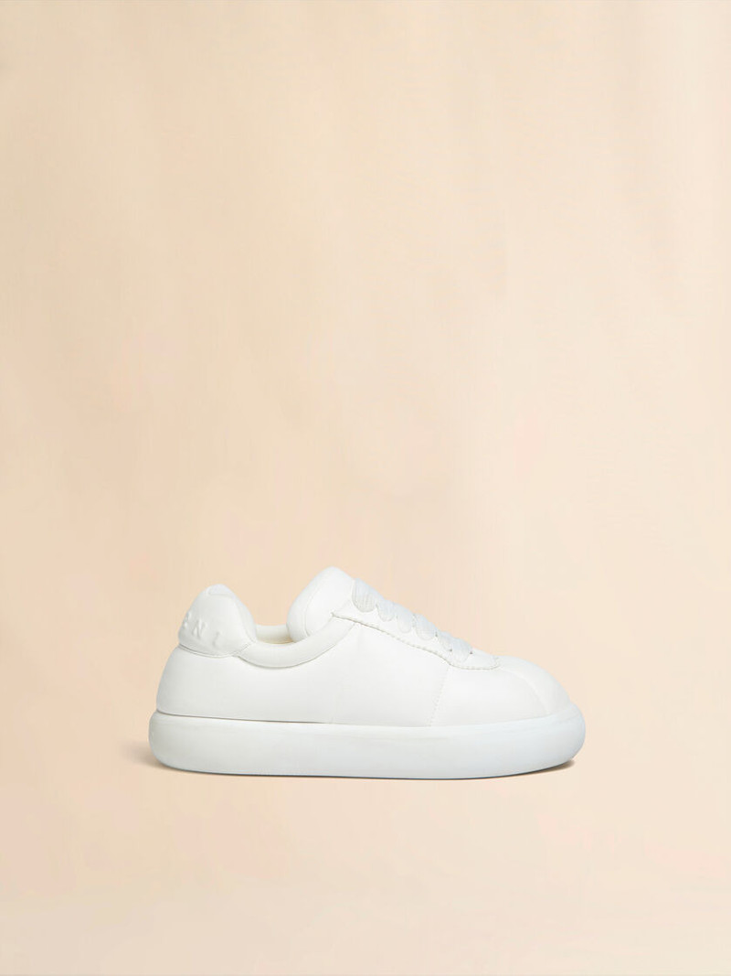 WHITE LEATHER BIGFOOT 2.0 SNEAKER 1