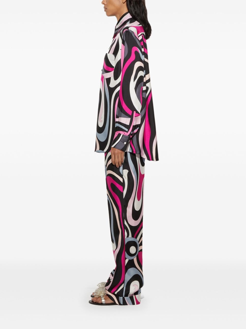 Marmo-print shirt - 3