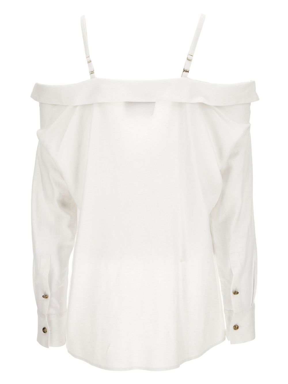 off-shoulder blouse - 2