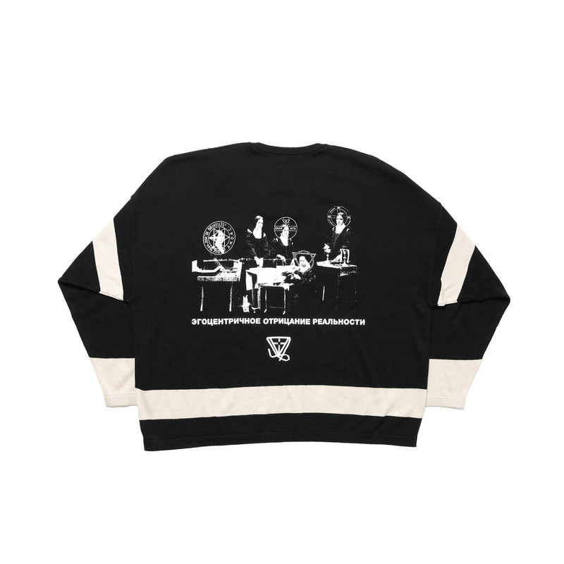 Enfants Riches Déprimés THEY BROKE ME HOCKEY JERSEY SWEATER outlook