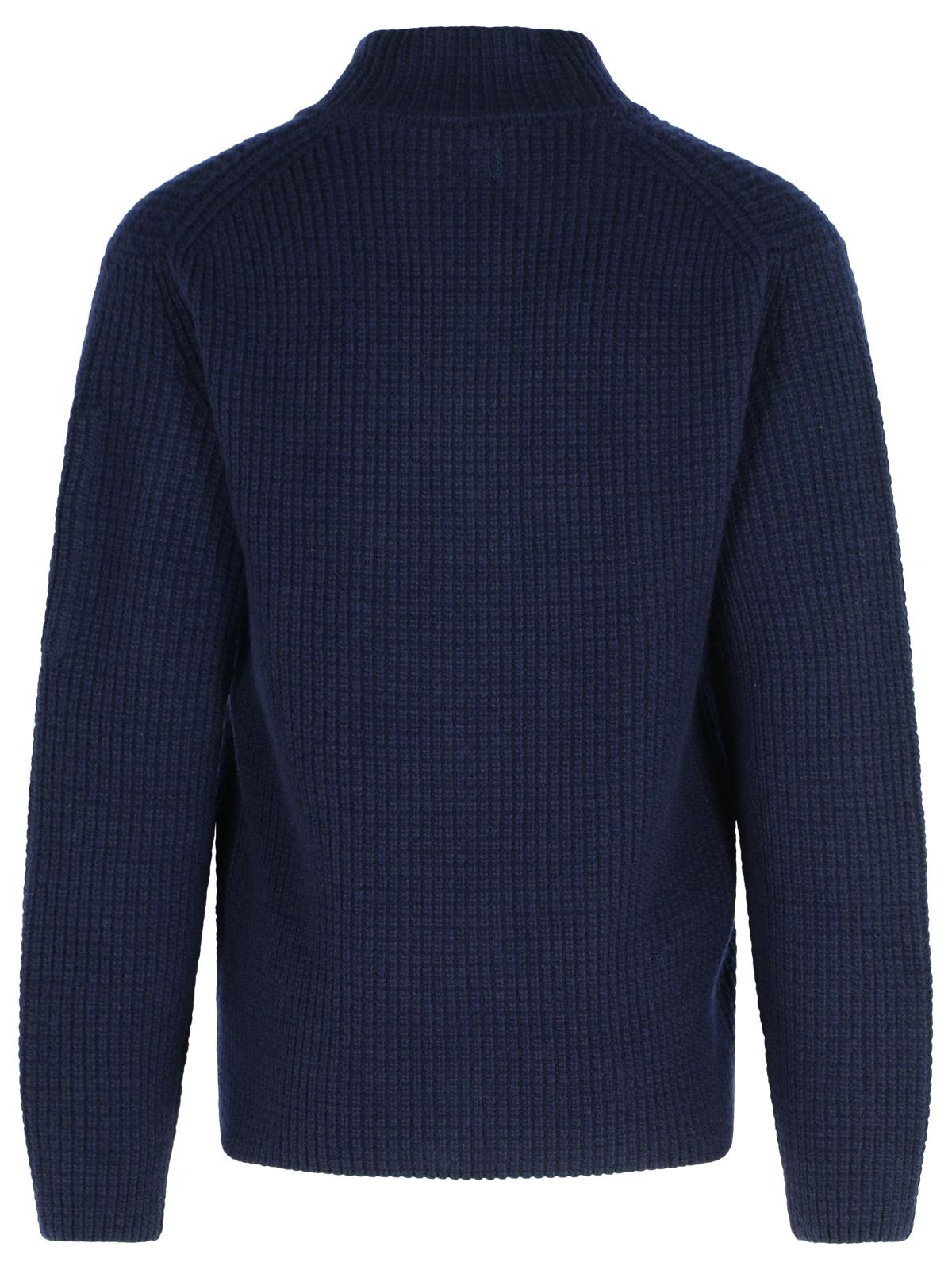 C.P. Company Navy Wool Blend Sweater Men - 3